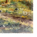 Carl Johan Allan Åsberg (1907-1952) - Landskap - Oljemålning på pannå - Sig 1948