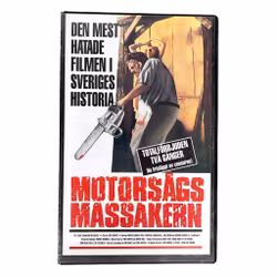 Motorsågsmassakern - VHS - Tobe Hooper - Svensk utgåva - Atlantic Film