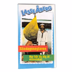 Lasse Åberg - Söndagsseglaren / Hur bär du dig åt människa! - Inplastad VHS