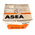 ASEA EKG 10 - Kapslad kontaktor i metallhölje - 220 V - Oanvänd - Sweden
