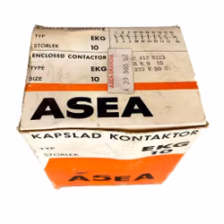ASEA EKG 10 – Geschlossener Schütz in Metallgehäuse – 220 V – Unbenutzt – Schweden