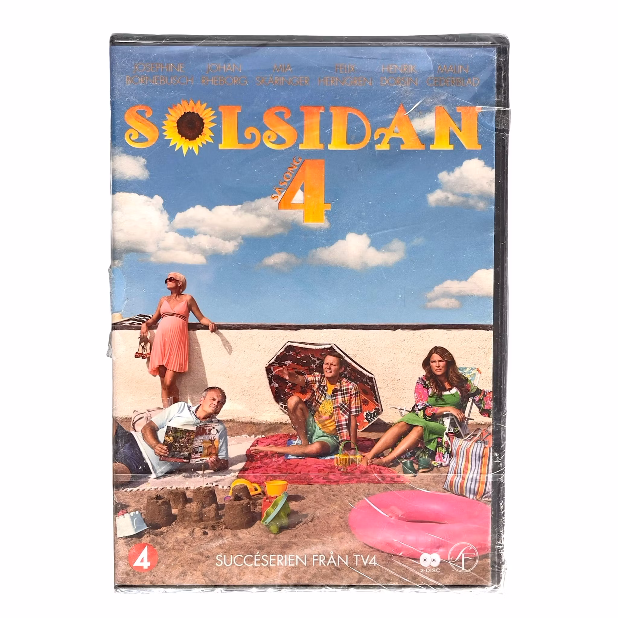 Solsidan - Säsong 4 - Inplastad 2 DVD - Svensk komediserie