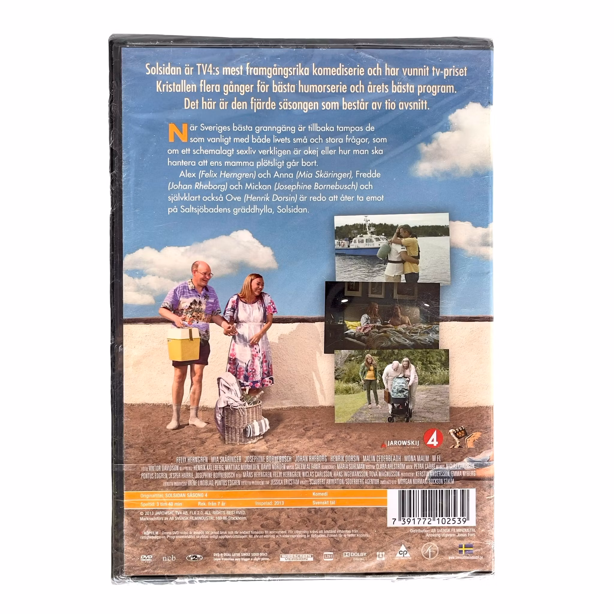 Solsidan - Säsong 4 - Inplastad 2 DVD - Svensk komediserie