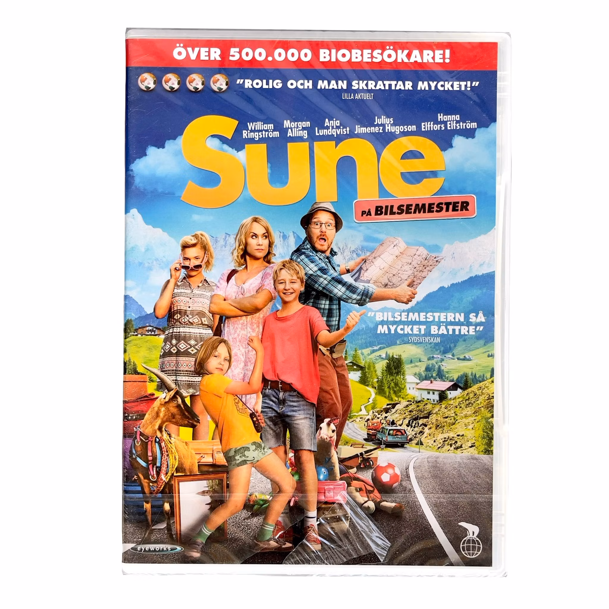 Sune på bilsemester - Inplastad DVD - Svensk familjekomedi - 2013