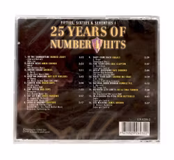 25 anni di successi numero 1 - CD sigillato in plastica - Anni '50, '60 e '70 - 16 successi classici