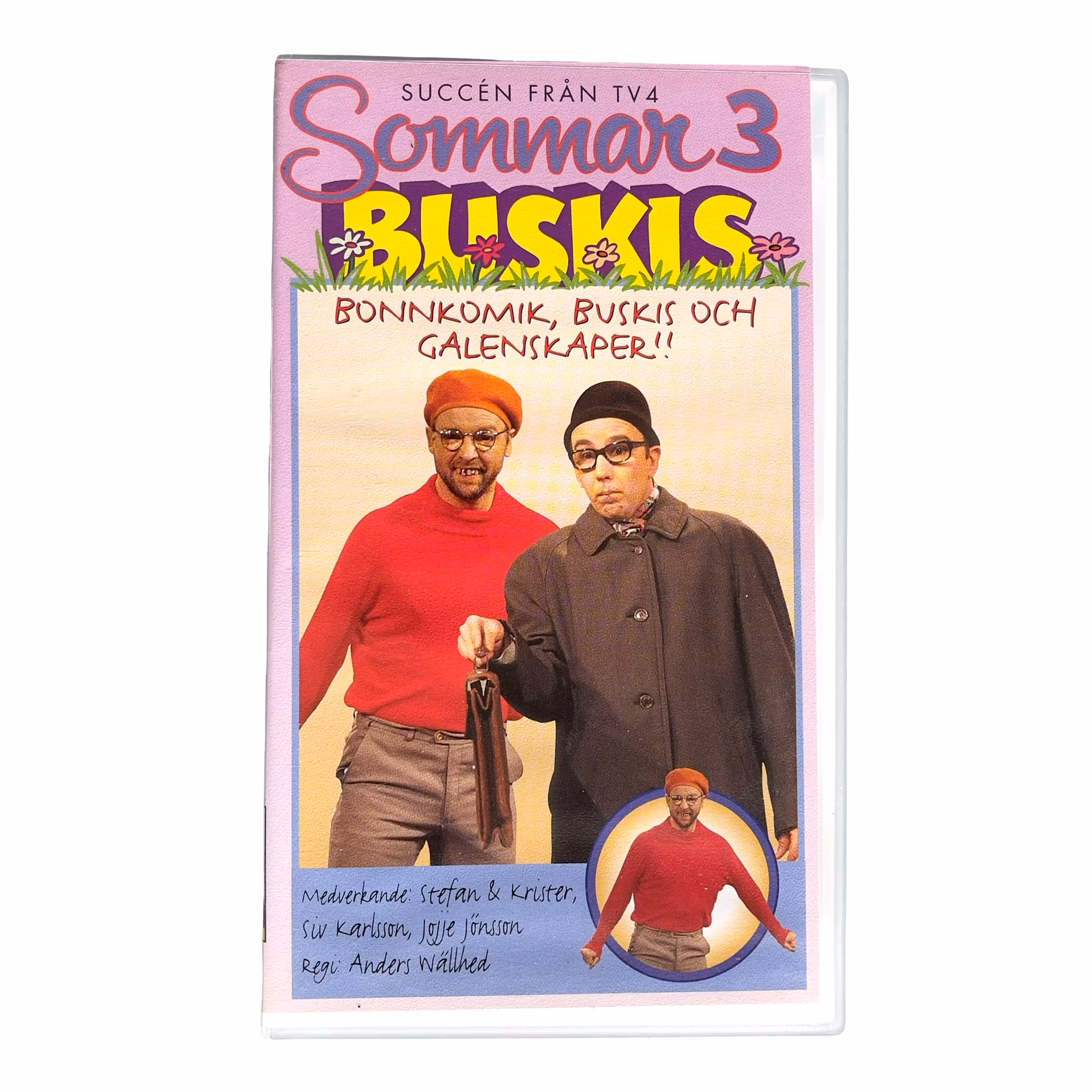 Sommarbuskis 3 - Inplastad VHS - Stefan & Krister - Svensk Komedi - 1994