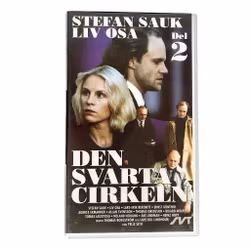 Den Svarta Cirkeln - Del 2 - Inplastad VHS - Stefan Sauk & Liv Osa - Svensk Thriller - 1989