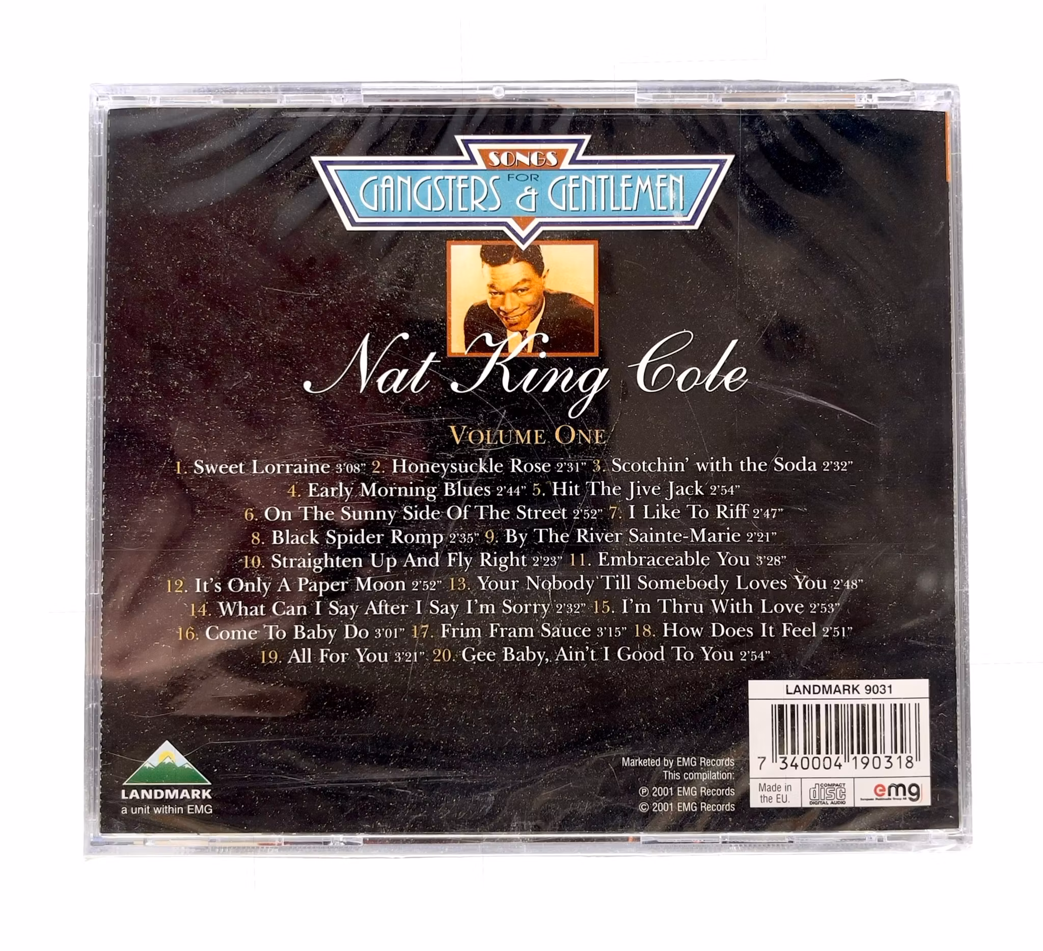 Nat King Cole - Songs for Gangsters & Gentlemen Vol. 1 - Inplastad CD