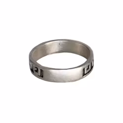 Vintage sterling zilveren ring 925 - Grieks meanderpatroon