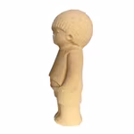 Vintage Stone Art - Pojkfigur i Sandsten - Marbell - Belgien 1970-tal