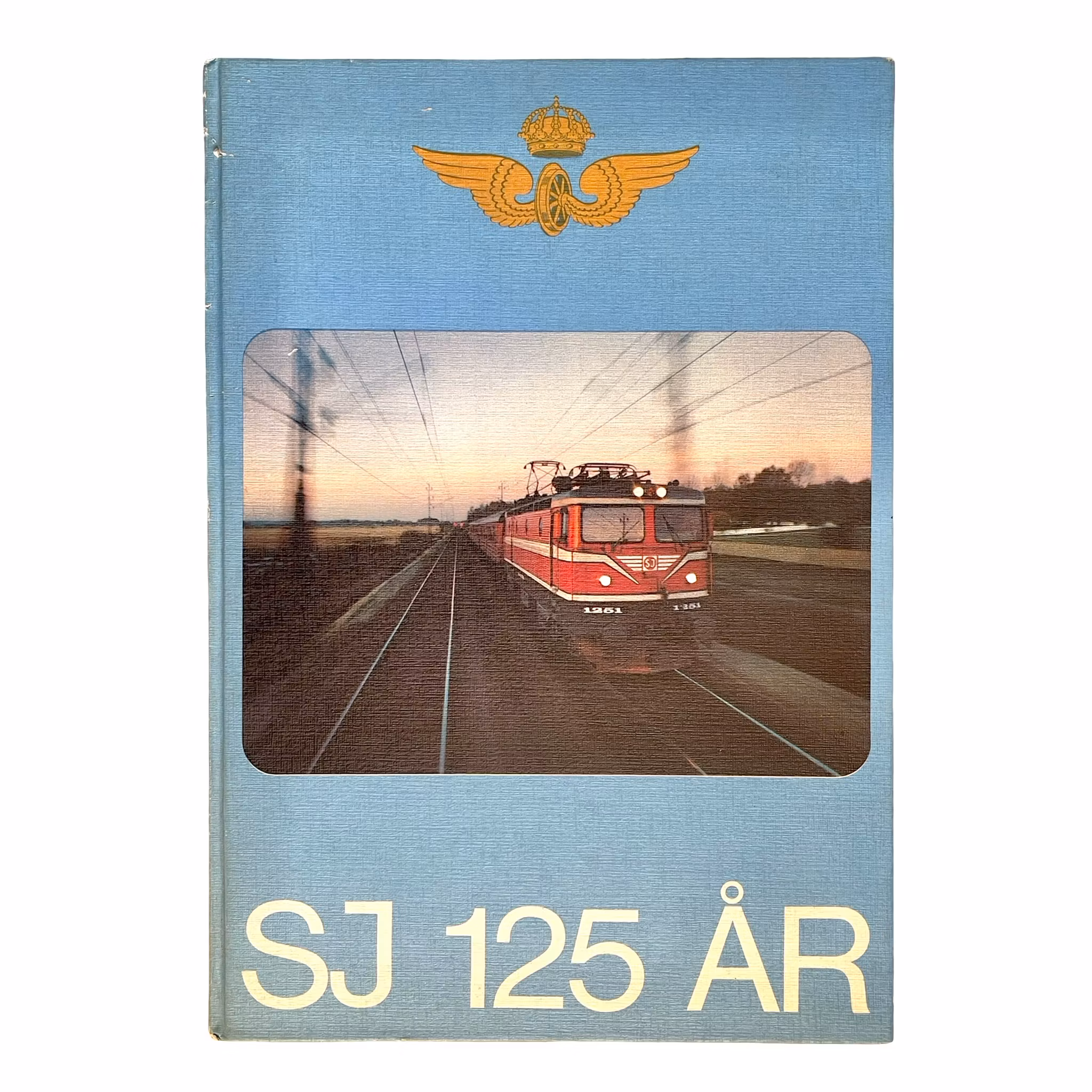 SJ 125 ÅR - Jubileumsbok 1981 - Jubileumskort med Signatur - Järnvägshistoria