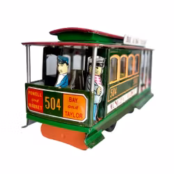 Vintage San Francisco taubane nr. 504 - Blikkleke