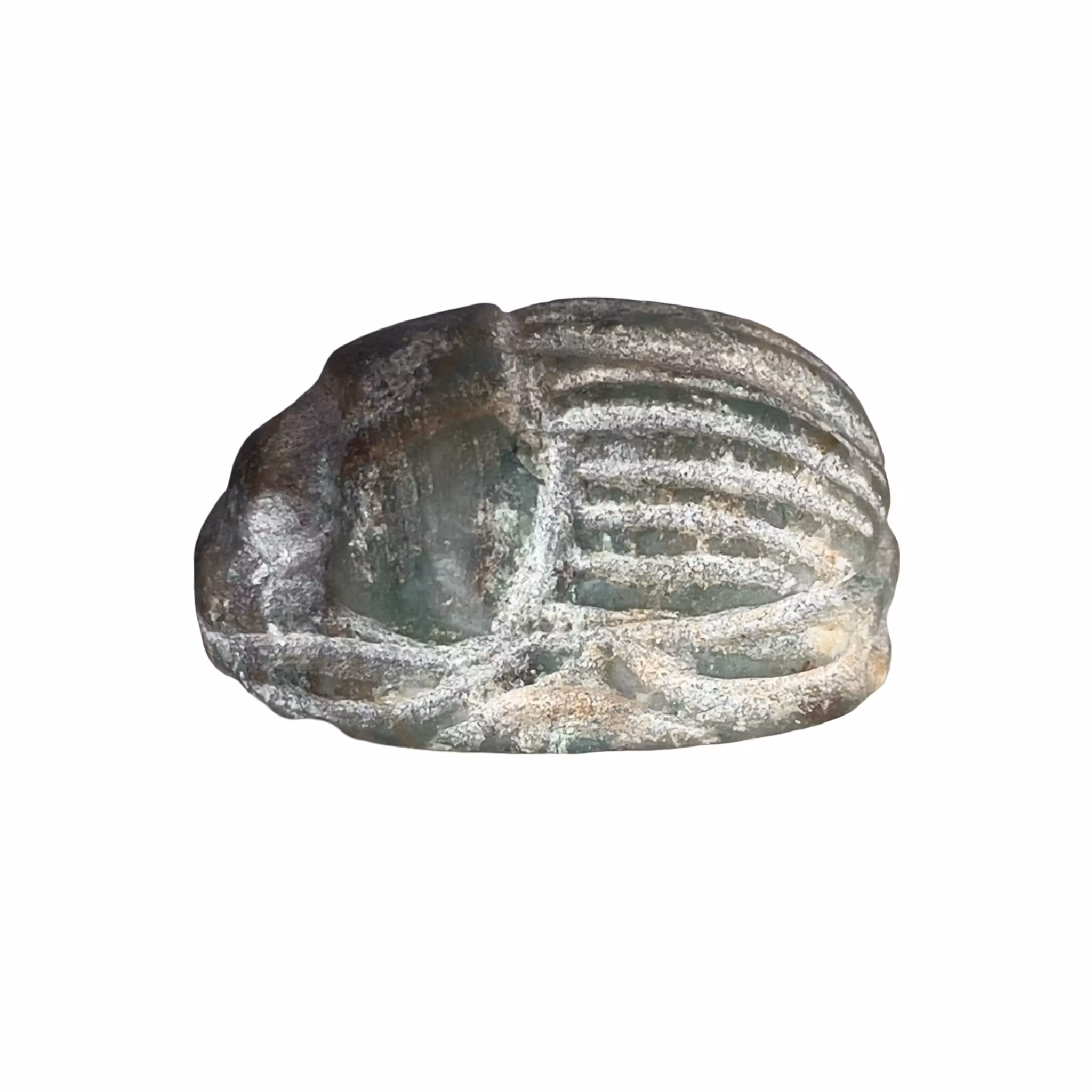 Antik Egyptisk Skarabé - Naturlig Smaragd 58,5 ct - Ra - ca 1850-1640 f.Kr.