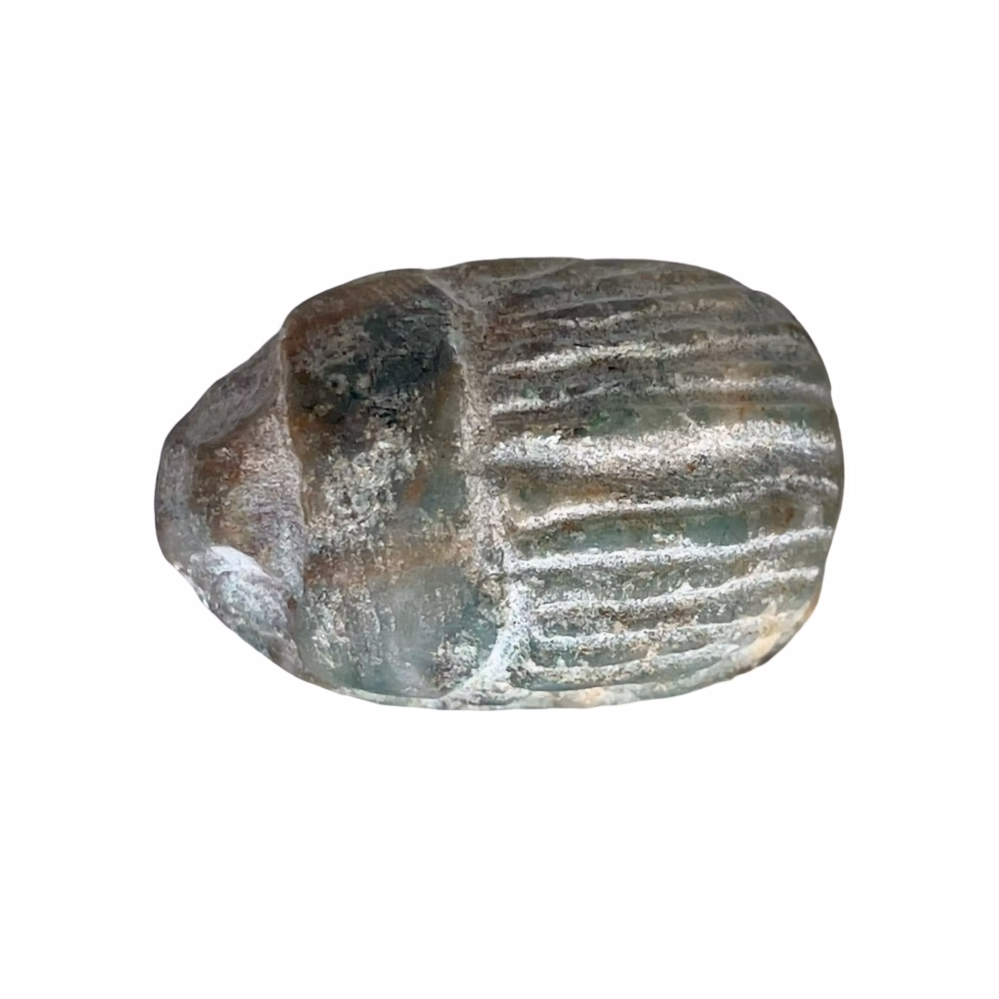 Antik Egyptisk Skarabé - Naturlig Smaragd 58,5 ct - Ra - ca 1850-1640 f.Kr.