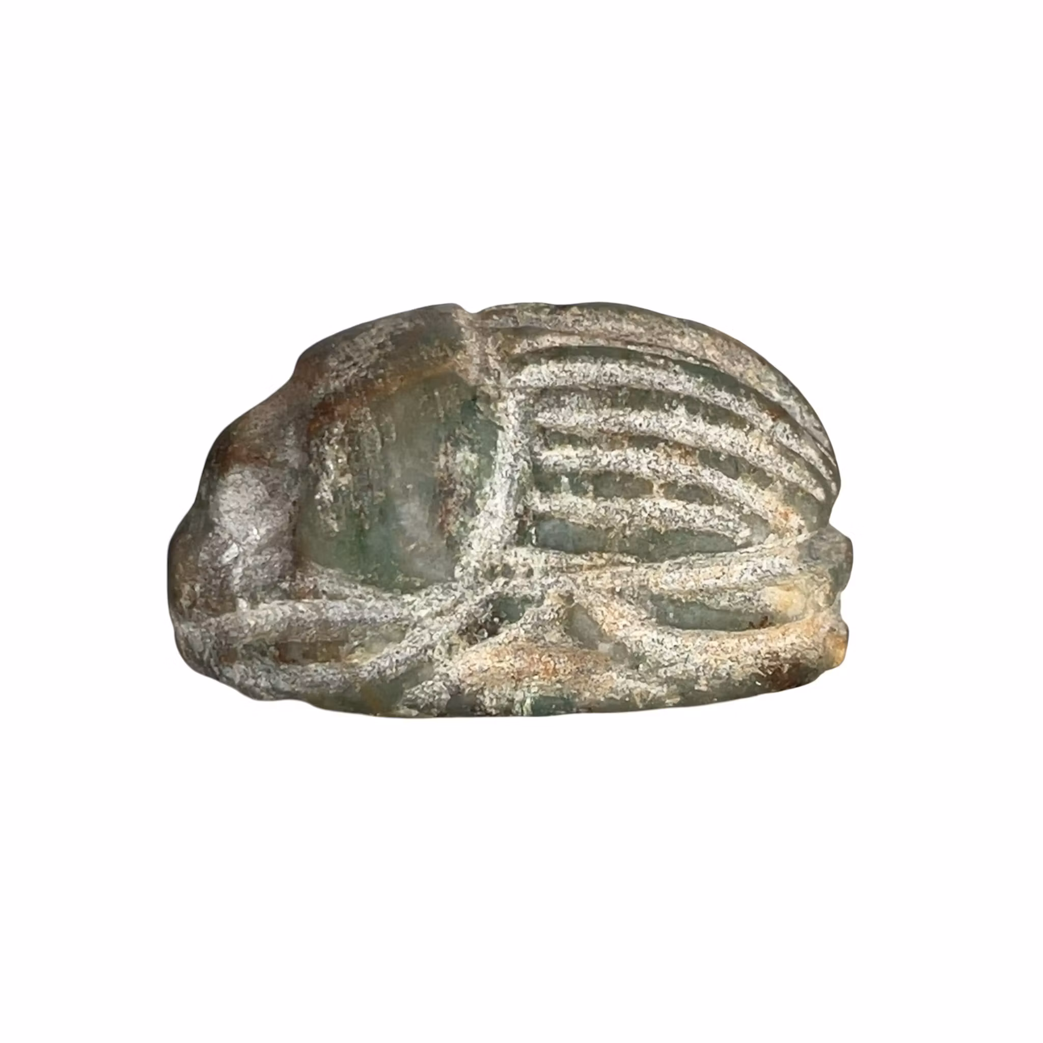 Antik Egyptisk Skarabé - Naturlig Smaragd 58,5 ct - Ra - ca 1850-1640 f.Kr.