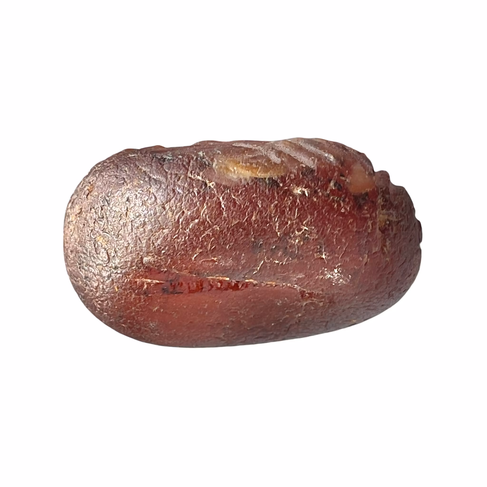 Antikt manshuvud - Hellenistisk stil - Naturglas sten - 200-talet f.Kr. - 100-talet e.Kr.