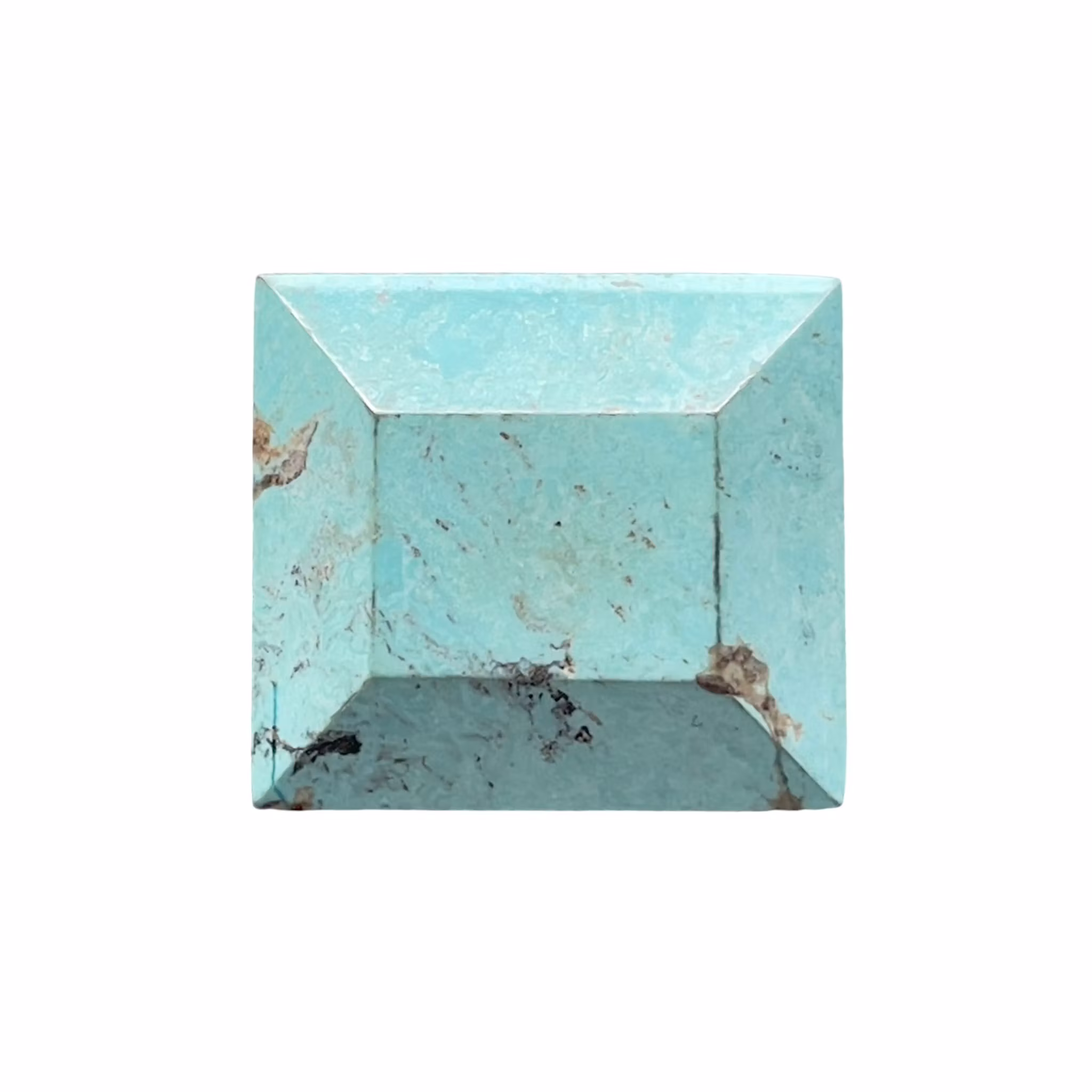 Naturlig Mashhad Turkos - 46 ct - Rektangulär