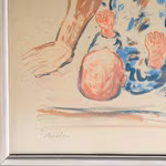 Albin Amelin (1902-1975) - Mor och barn - Färglitografi - Signerad 66/260