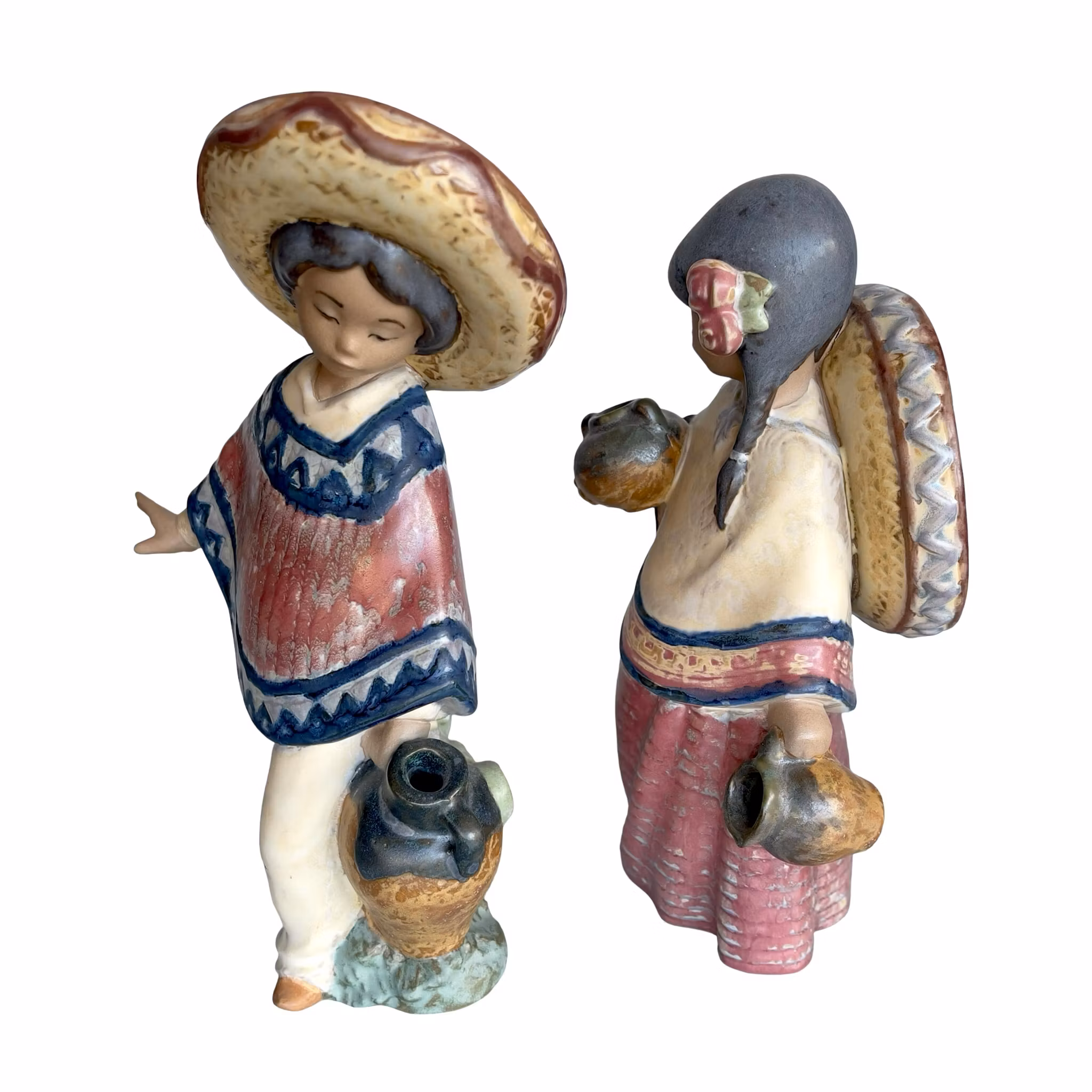 Lladró - Pepita & Pedro - 2 Porslinsfigurer - José Puche - Spanien