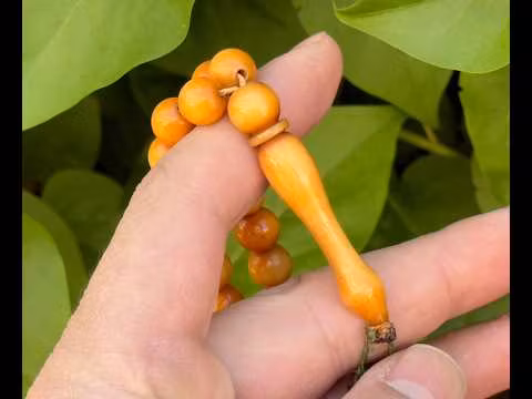 Horozun Salih Usta, kości osmańskie różaniec Tesbih