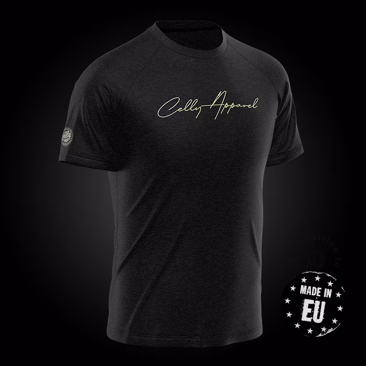 PADEL "SCRIPT" T-SHIRT SVART