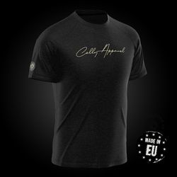 PADEL "SCRIPT" T-SHIRT SVART