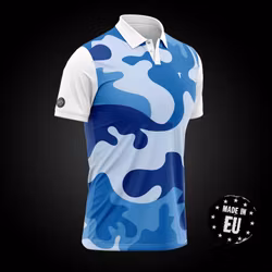 HOCKEY POLO "CAMO" BLUE