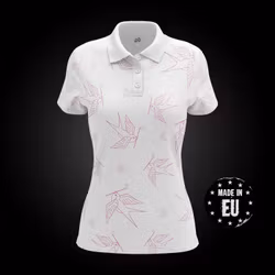 GOLF POLO "BIRDIE" WHITE WOMEN