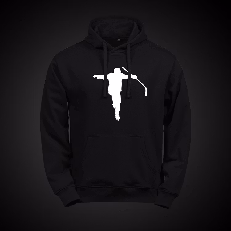 HOCKEY "PLAYER" HOODIE BLACK
