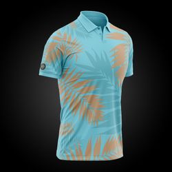 GOLF POLO "TROPICAL BLUE"