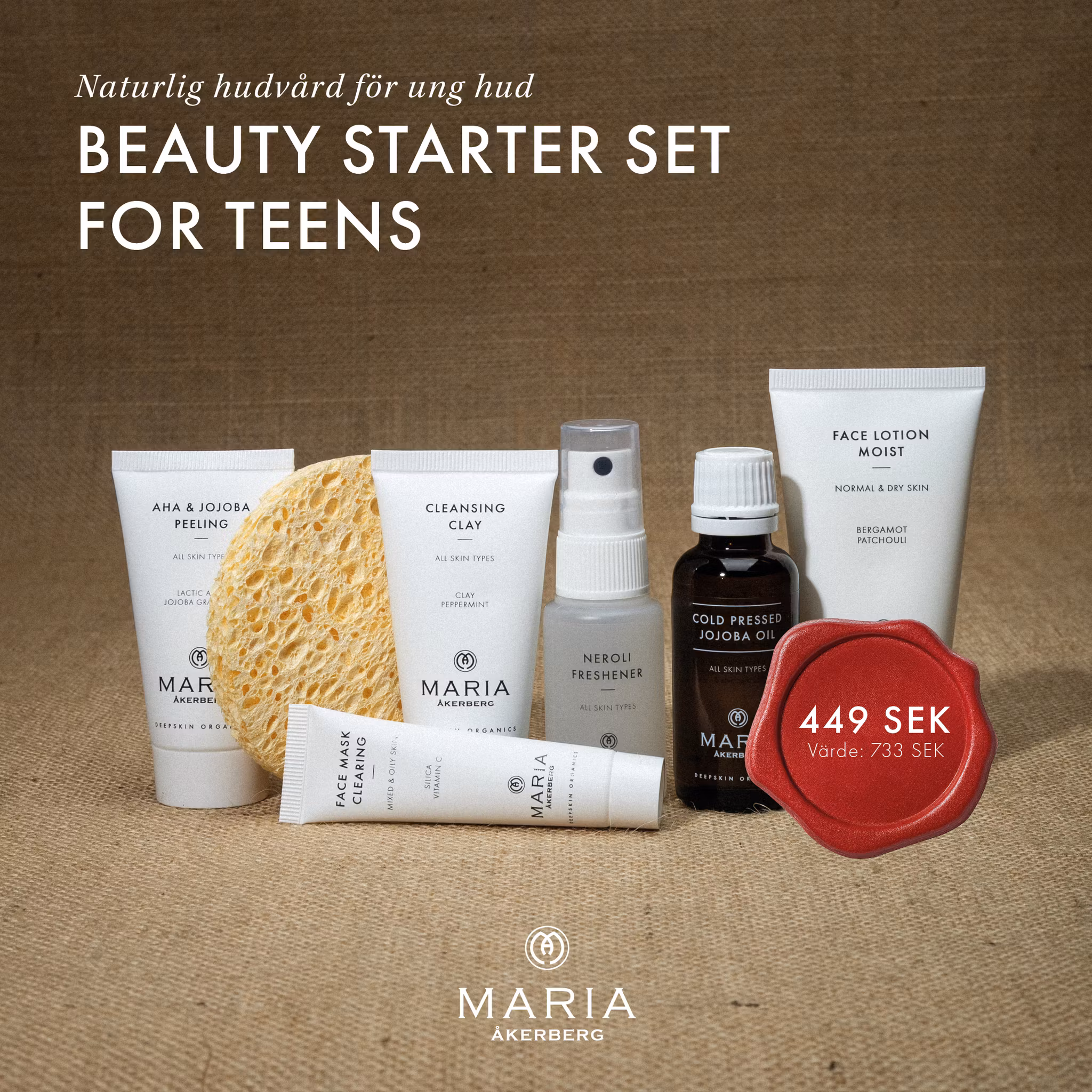 Beauty starter set for teens