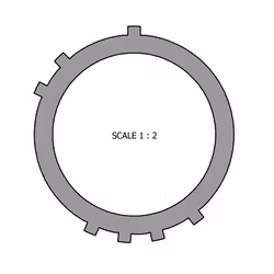 TH350 Steel intermediate .068" / 1.73mm