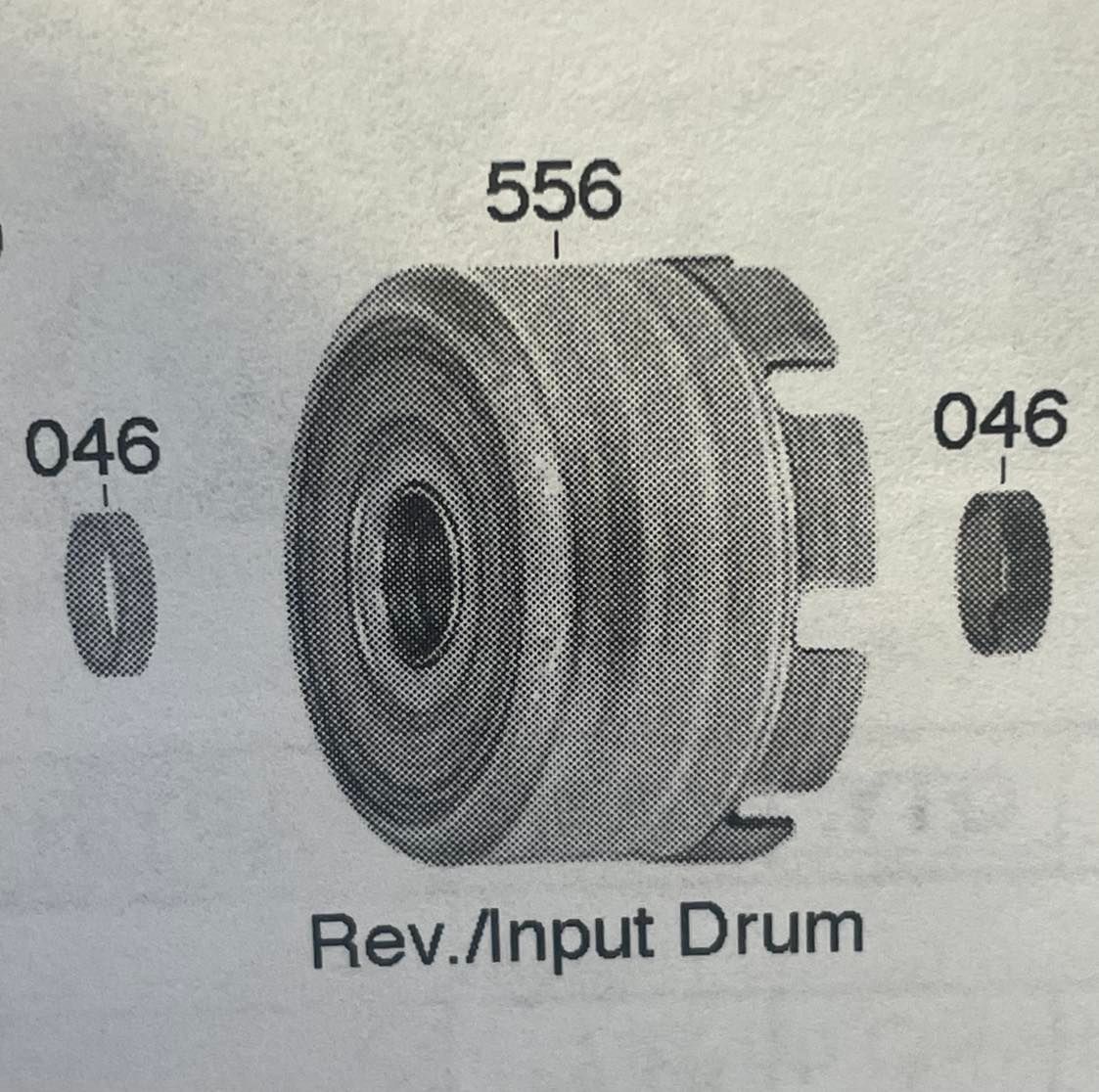 TH700 Bushing reverse drum (Front)