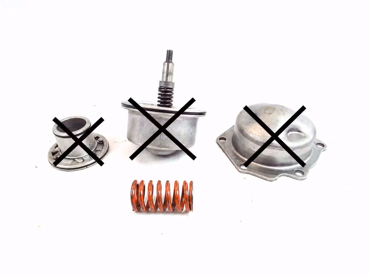 TH400 Spring rear servo