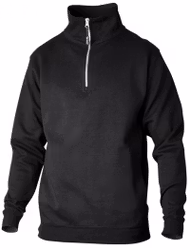 TS Sweatshirt Zip Svart stl S