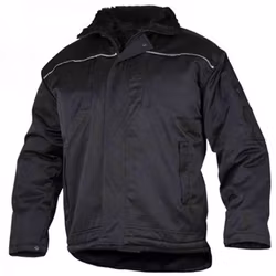 TS Dubbelfodrad Vinterjacka Svart