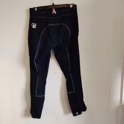 Blå helskodda ridbyxor strl 38