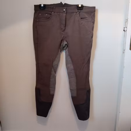 Grå helskodda ridbyxor CRW strl 46