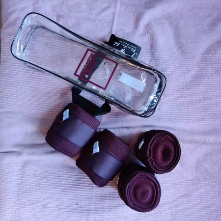 Set med 4 vinröda kombilindor Fairfield