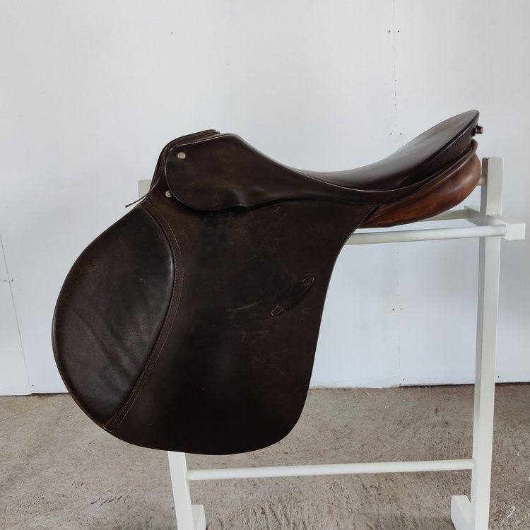 Brun sadel allround/hopp Passier 17,5 tum