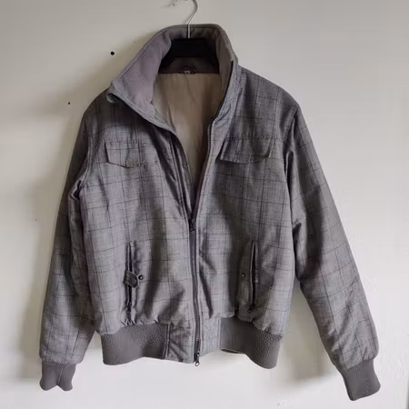 Rutig tunt fodrad jacka strl S