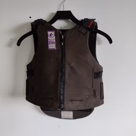 Svart säkerhetsväst strl S