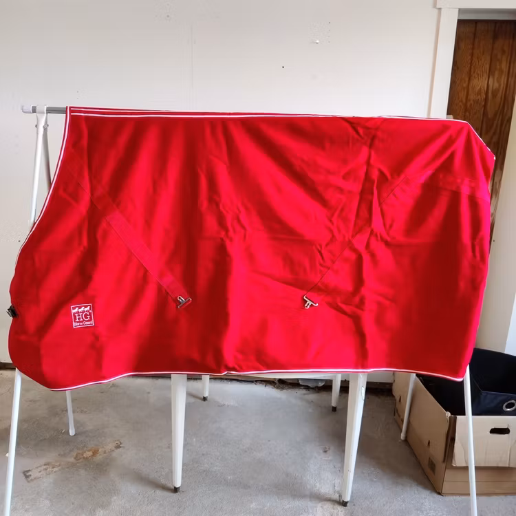 Rött ulltäcke Horse Guard 155 cm
