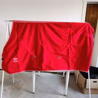 Rött ulltäcke Horse Guard 155 cm