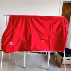 Rött ulltäcke Horse Guard 155 cm