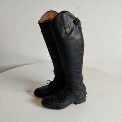 Svarta ridstövlar ARIAT Heritage contour field zip37.5 short/reg 43/34