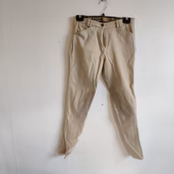 Beige ridbyxor back2back strl 36