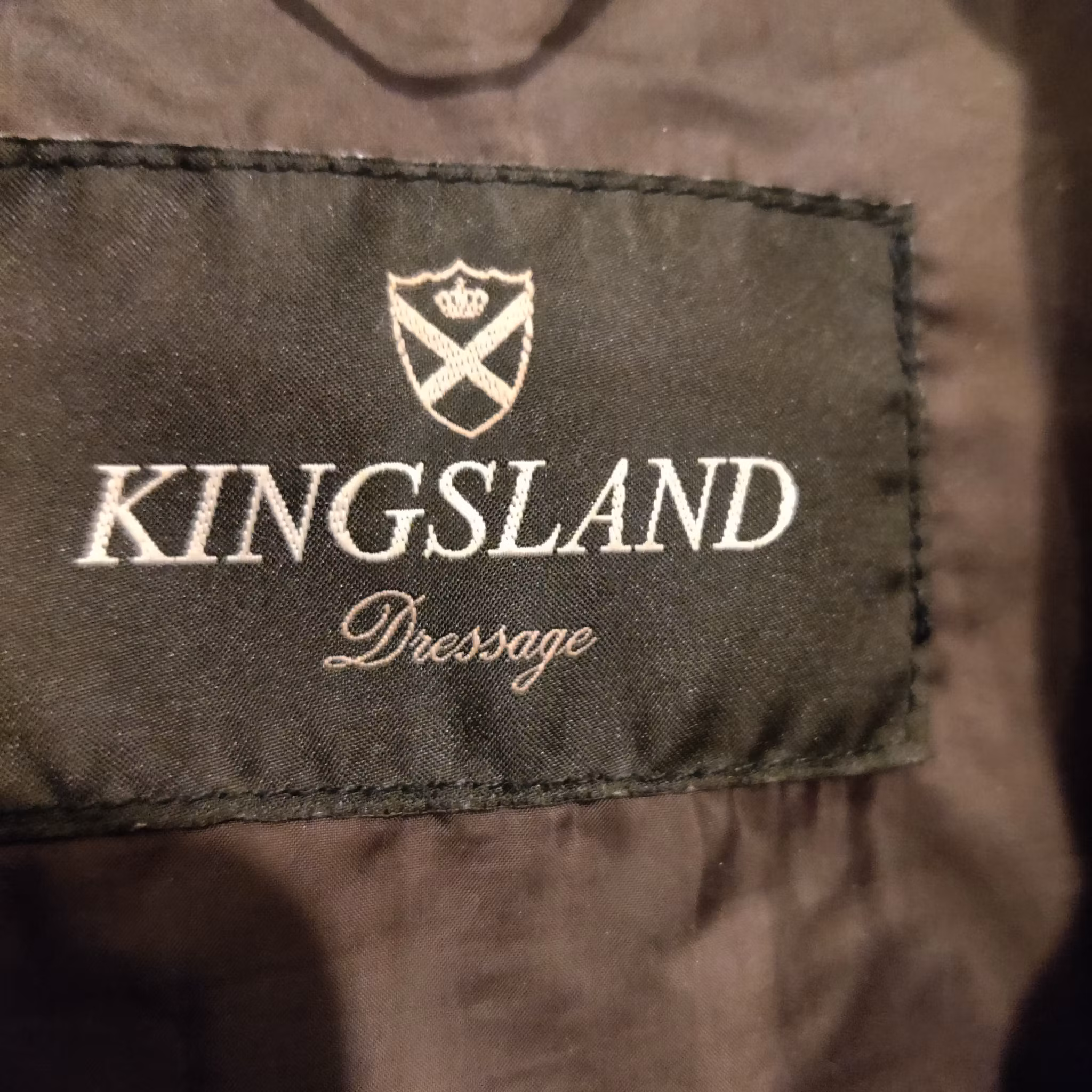 Brun quiltad jacka strl S KINGSLAND