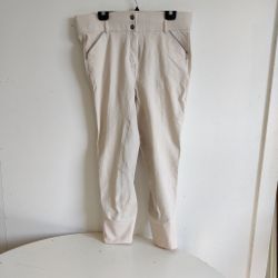 Beige helskodda ridbyxor strl 48 CRW