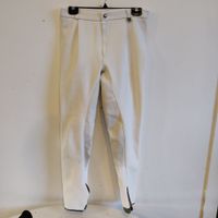 Vita helskodda ridbyxor 82 cm midja
